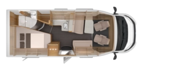 Camper met Frans bed huren, Luxe camper huren